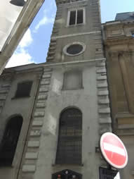 The campanille or bell tower of St Clements Church