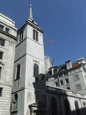 St Margarets church bell tower and south facing side