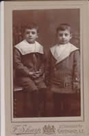 Ernie and Jack Perkins (original photo in old family album passed from Doris Dodd)