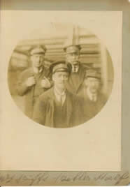 Harold Bowra as railway worker. He enlisted with the Royal Scots Fusiliers at Slough c 1893 and served in India and Boer War for a total of 15 years.