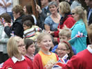 School pupils join the parade