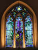 An image of one of the All Saints Parish Church Odiham stained glass windows by Bo Nightingale 