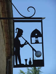 Limeuil France Glass Blowers Sign
