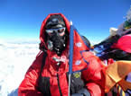 James Ketchell's favourite image of his climb taken at the summit of Everest